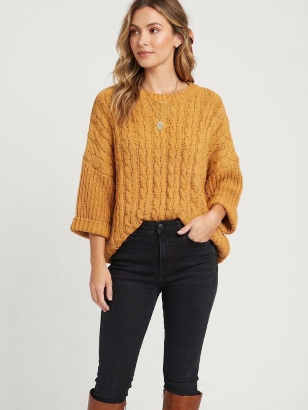 Umgee Oversized Chunky Sweater